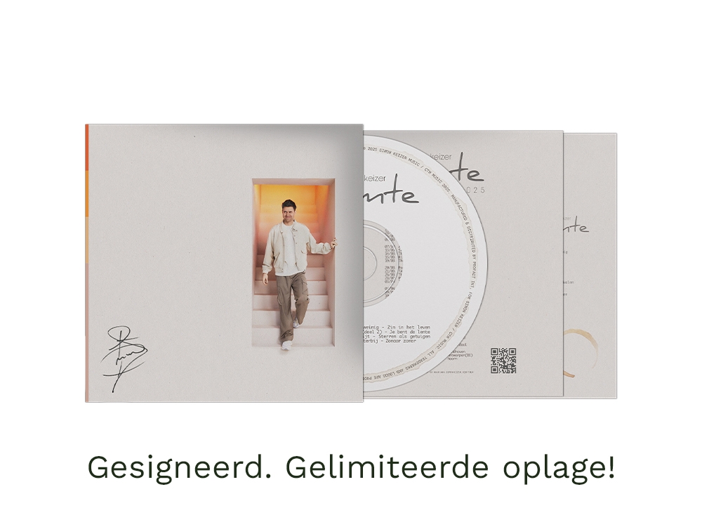 Ruimte Gesigneerde CD (digipack)