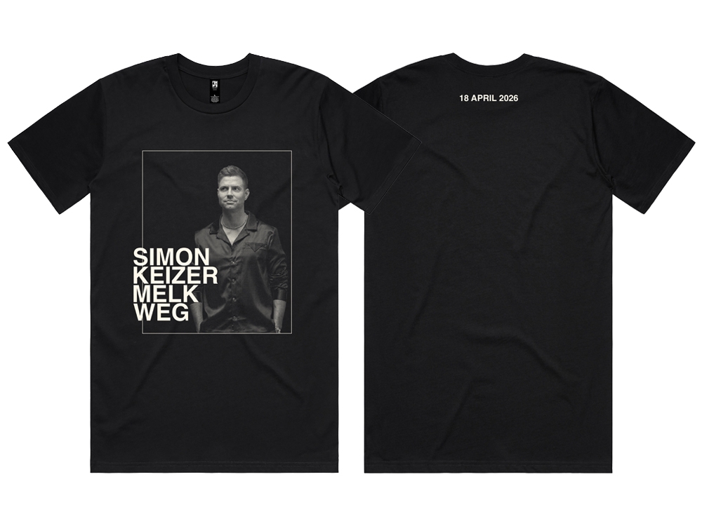 T-Shirt Melkweg Zwart