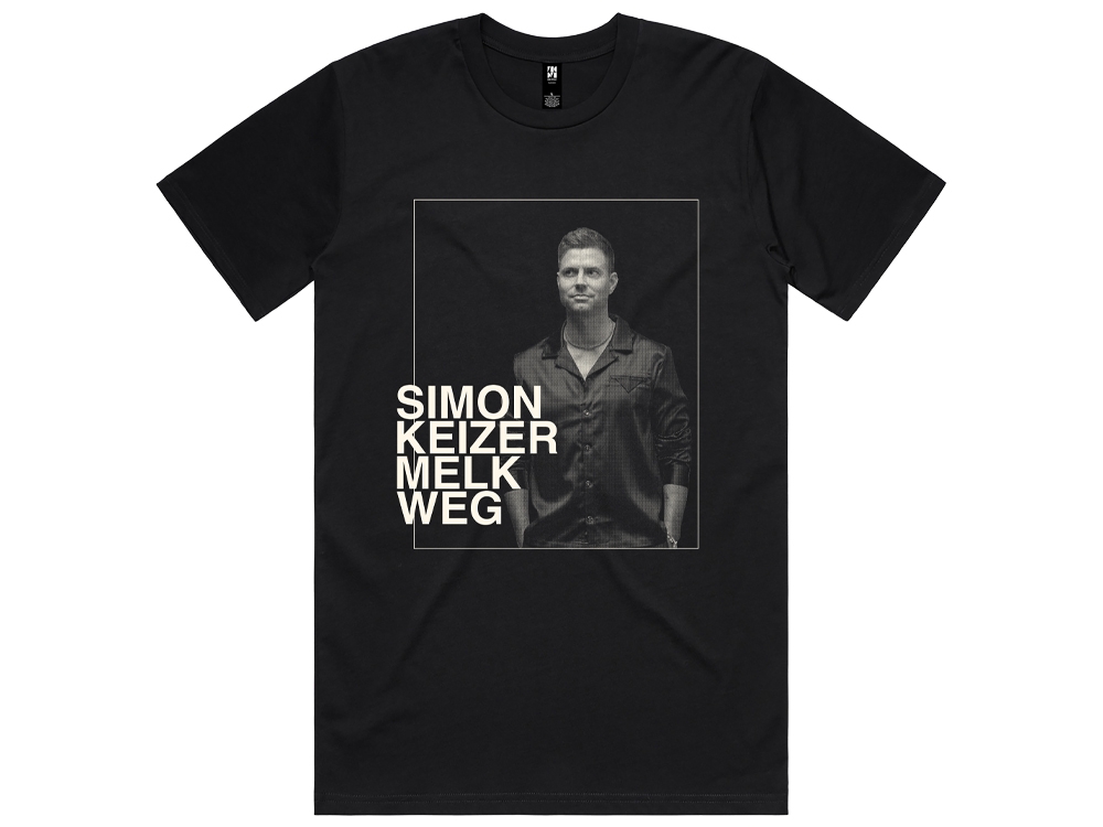 T-Shirt Melkweg Zwart
